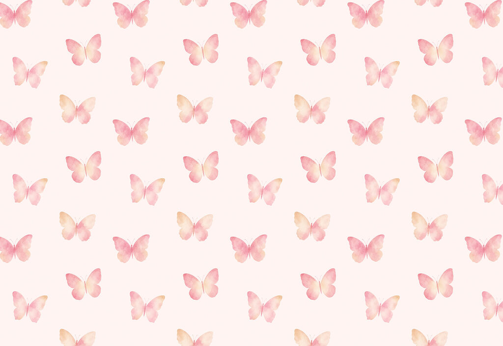 Fotomurales Diseño de mariposas sobre fondo blanco (SKU: t01190)
