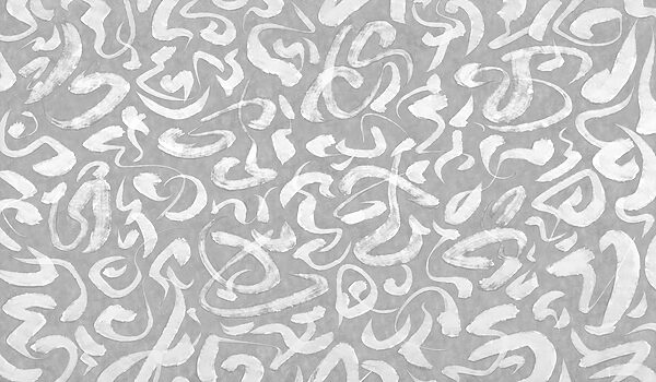 Fotomurales Dibujo blanco sobre una superficie gris (SKU: t01147) Fotomurales Dibujo blanco sobre una superficie gris (SKU: t01147)