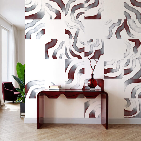 Fotomurales - Motivos abstractos en tonos suaves (SKU: t01148)