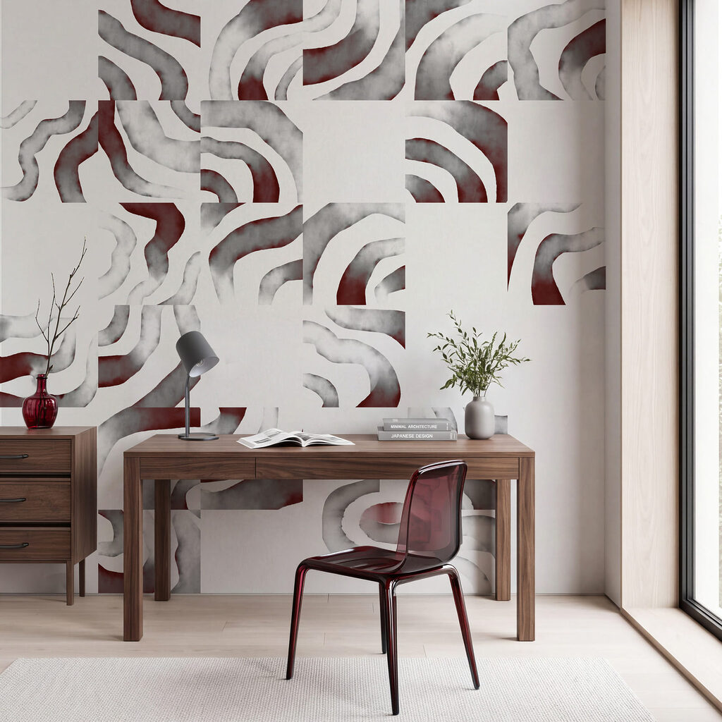 Fotomurales - Motivos abstractos en tonos suaves (SKU: t01148)
